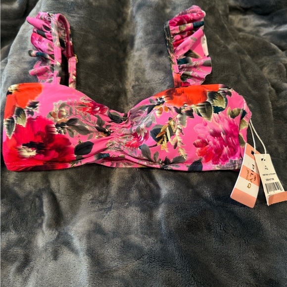 PQ Swim Little Girls Flutter Bikini Set SZ
12 NWT Desert Rose Top Only - Picture 7 of 9